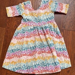 Hanna Andersson Colorful Patterned Kids Dress